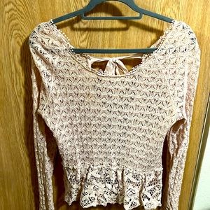 Free People Peplum Blouse